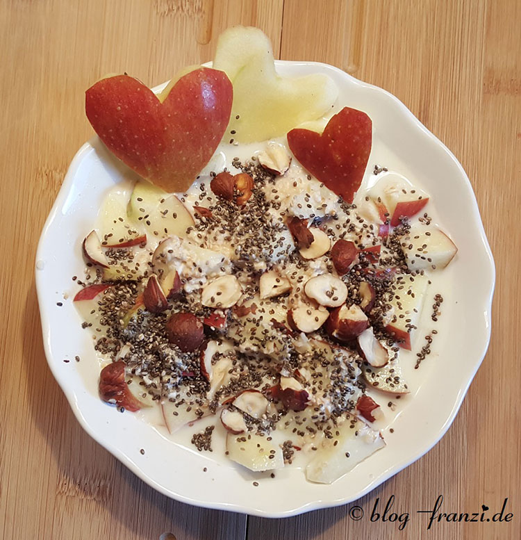Overnight Oat Bircher-Müsli mit Chia