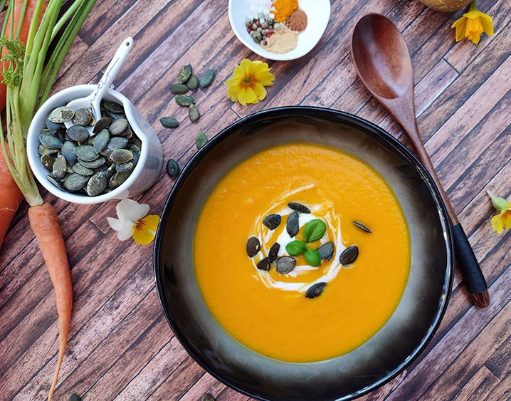Kürbissuppe – sweet und vegan das Immunsystem stärken